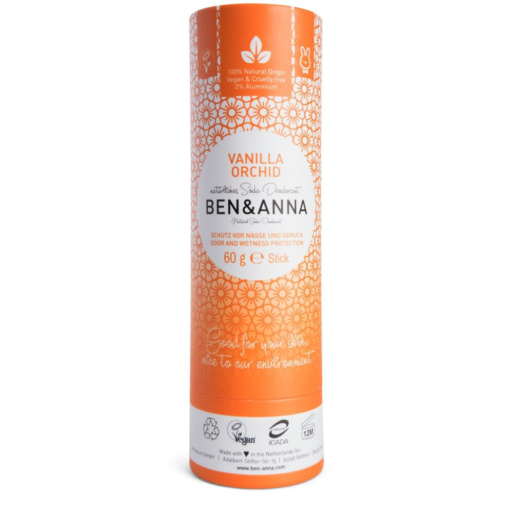 Ben-&-Anna Ben & Anna | Soda Deodorant- Vanilla Orchid | 1 X 60G