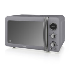 Swan Retro Digital 800W Microwave - Grey
