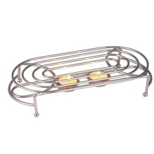 Food Warmer Chrome Double Oval Design Hot Plate Dinner Parties Restraunt