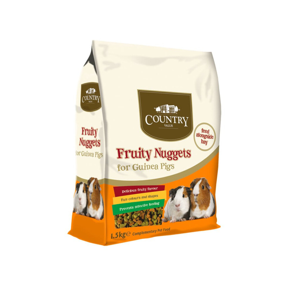 Country Value Guinea Pig Nuggets 1.5kg