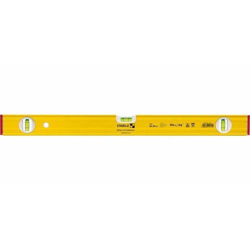 Stabila Stabila Type 80AS-2 Spirit Level, Yellow, 72"