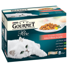 Gourmet Perle Pouch Country Medley In Jelly 12x85g (Pack of 4)