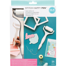 We R Memory Keepers 0633356604006 Stitch Happy Pen Kit-Punch Funch Fharare Filetele de rezerva (30 de piese) Multi