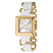 Stunning Esprit Ladies Watch Puro Gold White Elegant Watches ES106062003