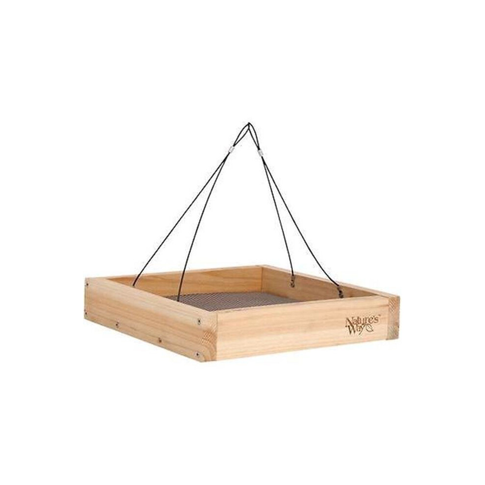 NatureS Way Bird Products CWF3 Tray Bird Feeder Cedar