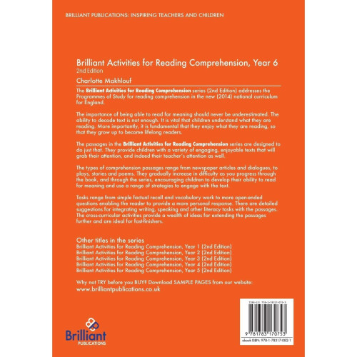 Brilliant Activities for Reading Comprehension, Year 6 (2nd edition) 2
