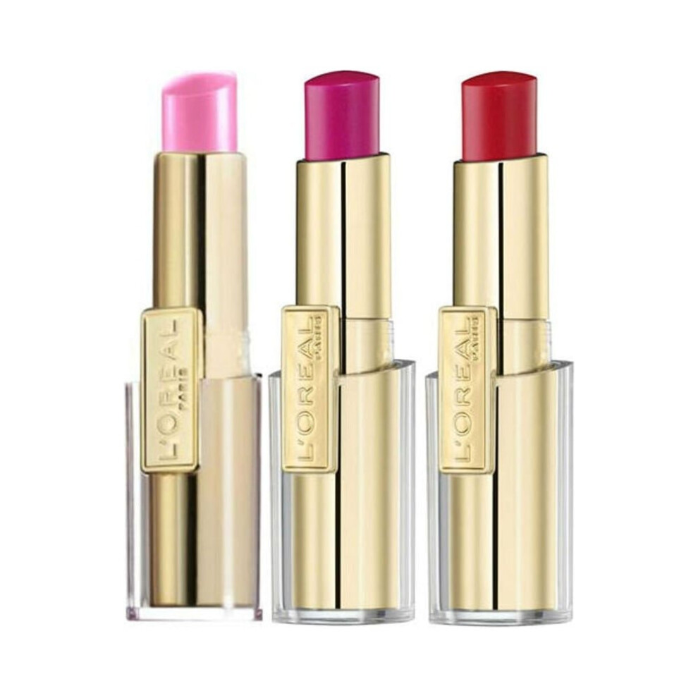 L'Oreal Rouge Caresse Sensual Lipstick Trio