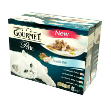 Gourmet Perle Pouch Seaside Duos 12x85g (Pack of 4)