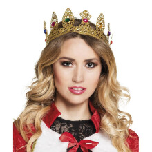 Adult Queen Crown with Faux Stones