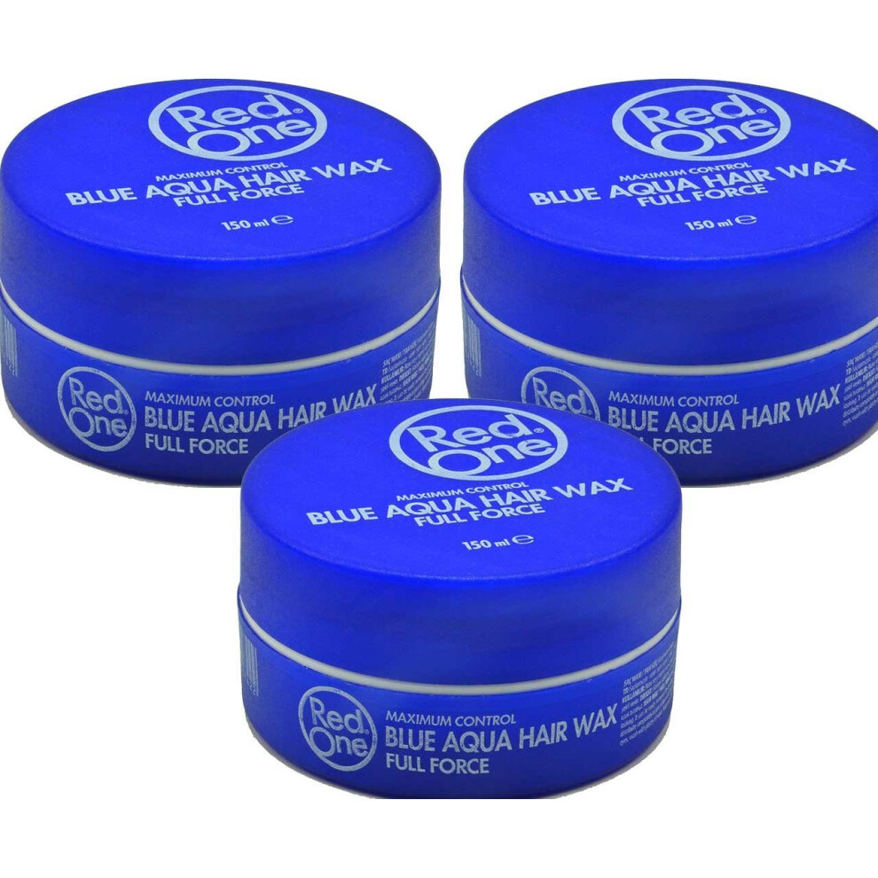 Redone Red Aqua Hair Wax Full Force 3ÃÂ Wax Long Lasting coiffantes 3ÃÂ x 150ÃÂ ml