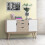 Timber Art Design UK Alford Sideboard 2 Doors 3 Drawers Storage Cabinet Cupboard Oak White 1