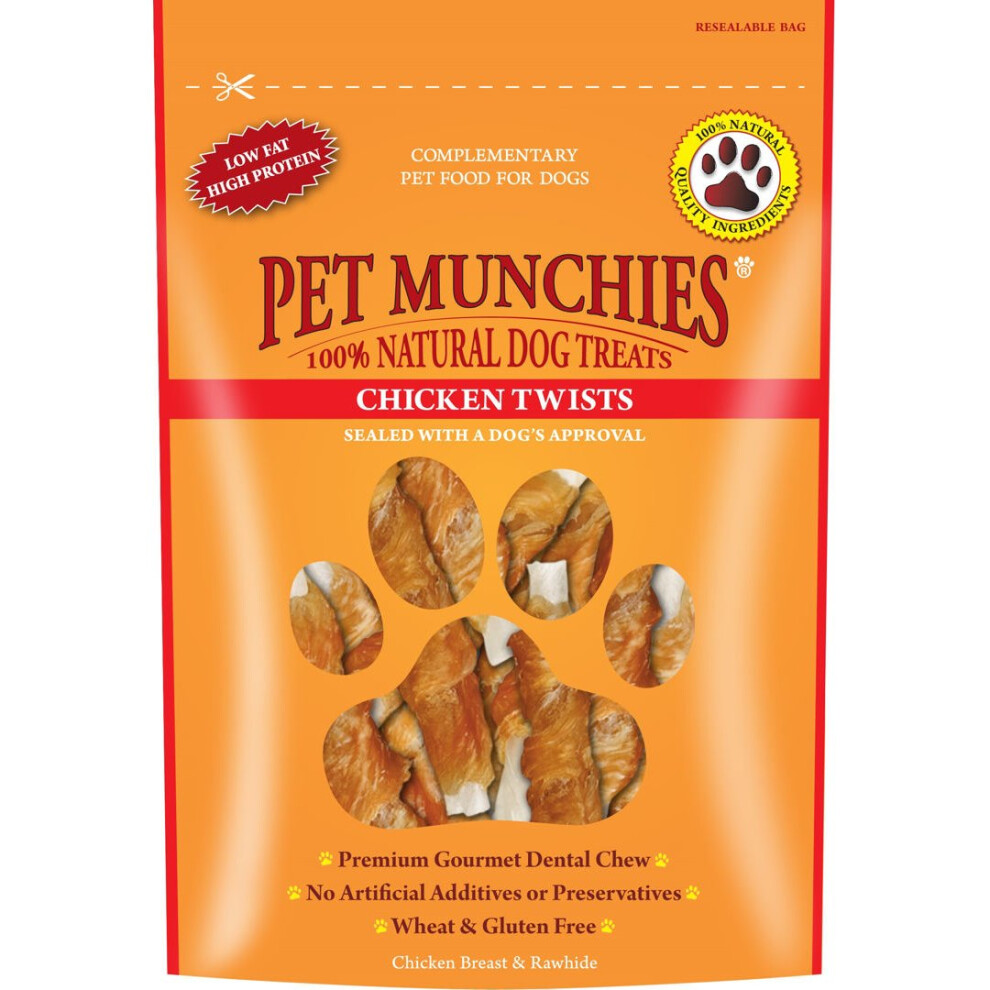 Pet Munchies Chicken Twists 80g