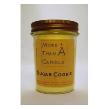 More Than A Candle SGC8J 8 oz Jelly Jar Soy Candle, Sugar Cookie