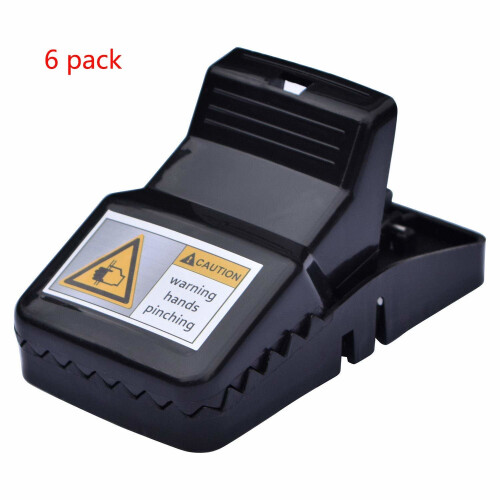 OuYi Mouse Traps - 6 Pack, Plastic Rat Traps High Sensitive Mouse Catcher, Safe - Effective - Sanitary (RatTrap_UK) 1