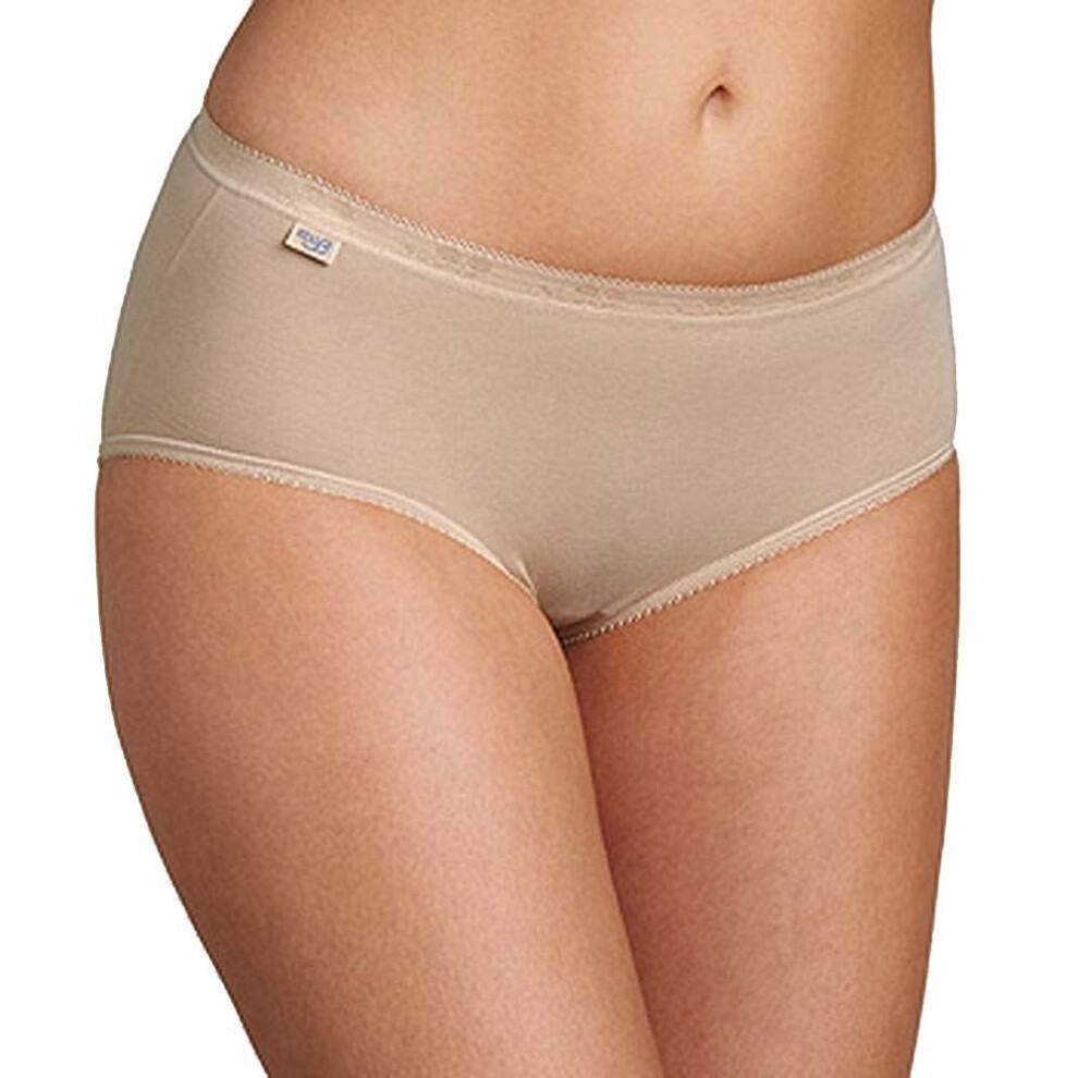 (14, Cream) Sloggi Basic+ Midi Brief