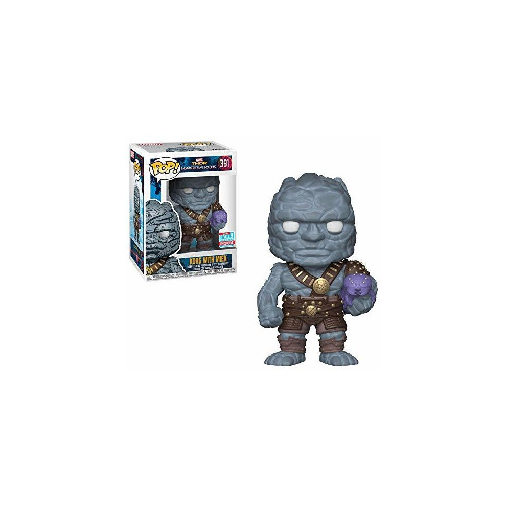 Marvel - Thor Ragnarok Korg With Miek Funko Pop! Vinyl NYCC 2018