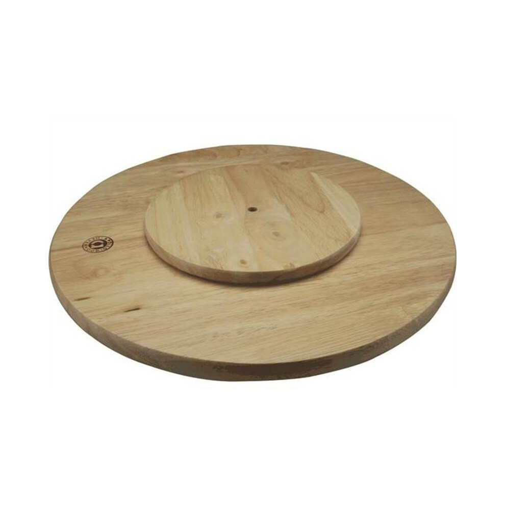 Rubber Wood rotating tray Board