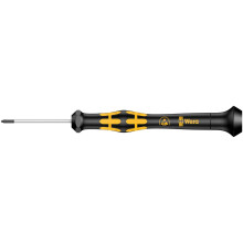 Wera 05030117001 1550 PH Kraft Form Micro ESD Screwdriver for Electricians, Black/Yellow, 000 x 40 mm