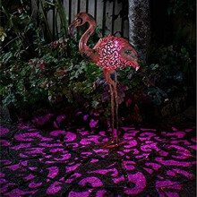 Smart Garden Solar Flamingo Silhouette Light Garden Light Figure Ornament