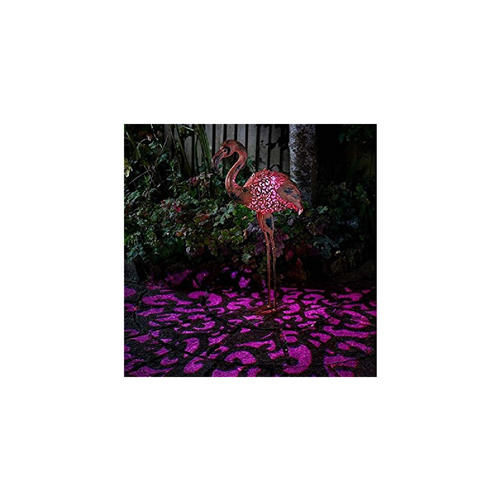 Smart Garden Solar Flamingo Silhouette Light Garden Light Figure Ornament