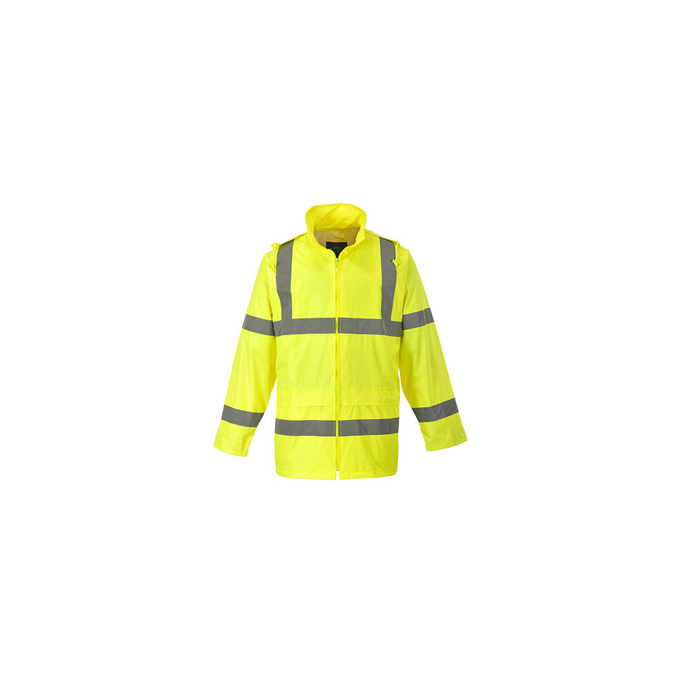 (Yellow, 3 XL) Hi-Vis Rain Jacket