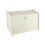 Cream Wooden Bread Bin Box Front Drop Door 1