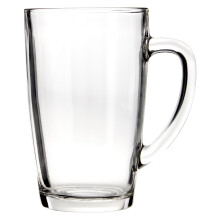 Durable Clear Tall Glass Mugs Set Of 4, Durable Coffee Mugs, Versatile Coffee Cups, Light Weight Glass Mugs