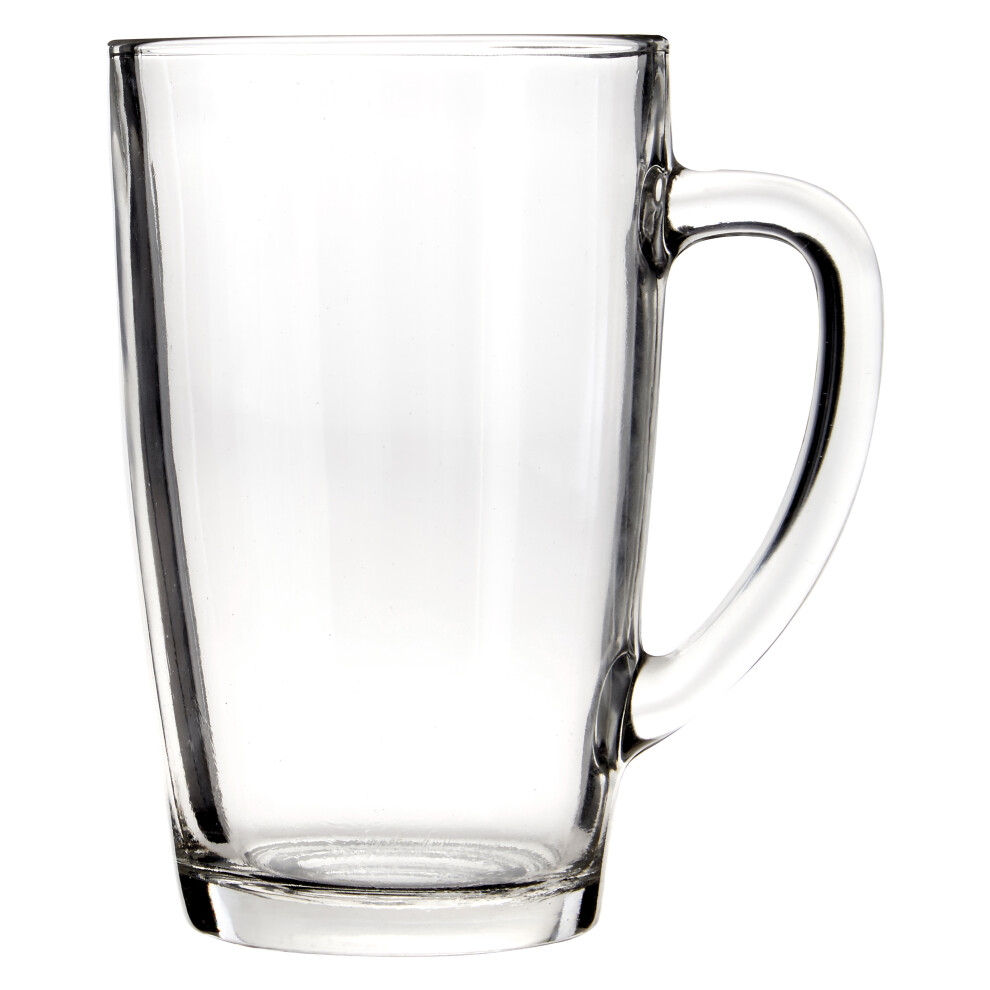 Premier housewares Clear Tall Glass Mugs - Set of 4