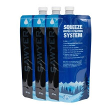 Sawyer SP113 Squeezable Pouch 1L / 32oz Set Of 3