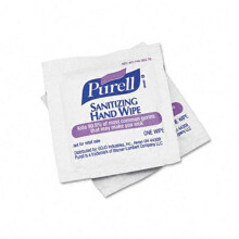 PURELL Handdesinfecterende Wipes, Alcoholformule, Geurvrij, 100 Stuks Individueel Verpakt (Verpakking van 10) - 9022-10