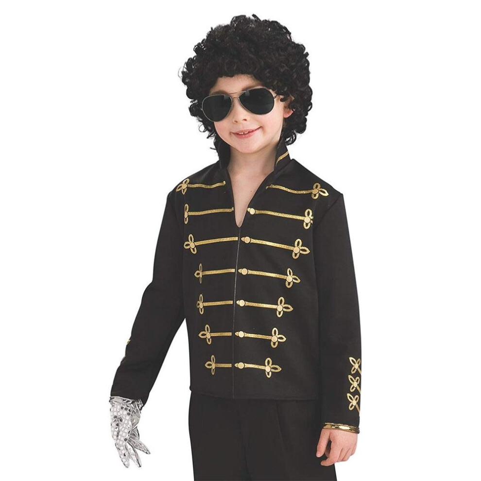 (M) Michael Jackson Black Military Jacket Child