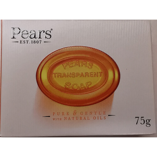 Pears Transparent Soap (75g) - Pack of 6