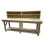 (8ft, Legs With Wheels) Wooden Workbench Indoor/Outdoor With Back Panel 9