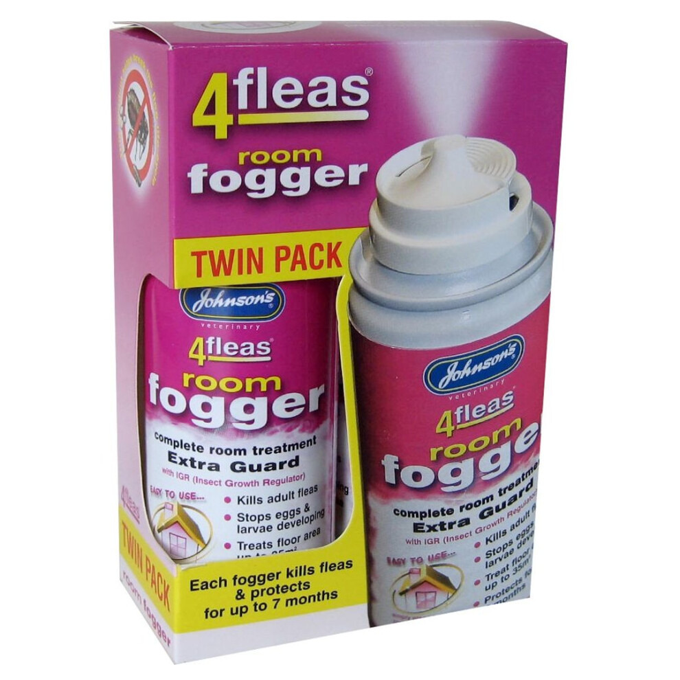 4fleas Room Fogger With Igr Twinpack 100ml