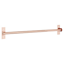 Premier Housewares Clothes Rails Heavy Duty Hanging Clothing Rail Rose Gold Finish Hanging Clothes Stand 60 X 4 X 9