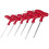6pc Anti Tamper Security Hex Allen Key Set T-handle Long Arm Keys 1