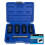BlueSpot BlueSpot 5pc Locking Wheel Nut Remover 19 - 22mm Emergency Nut Socket Set 1/2" 1