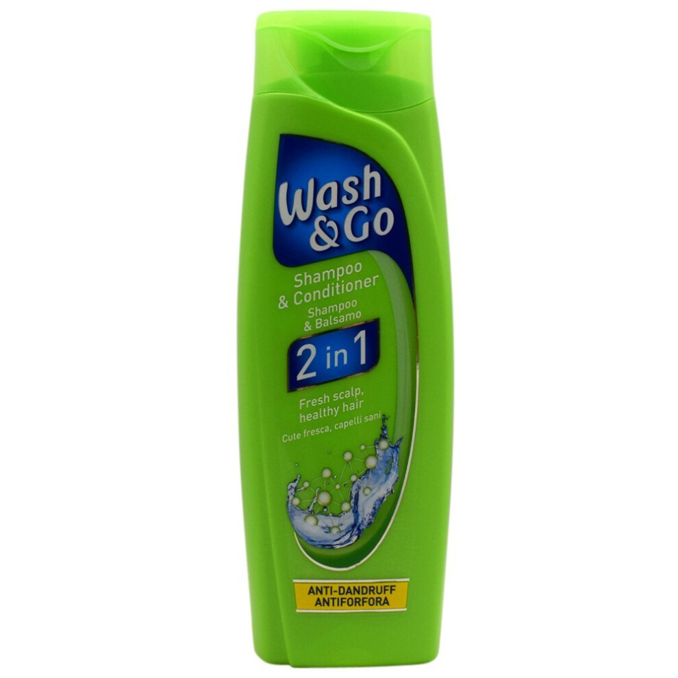Wash & Go Anti Dandruff 2In1 Shampoo & Conditioner - 6 X 200Ml