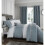 Catherine Lansfield Catherine Lansfield Sequin Cluster Double Duvet Set Duck Egg, Polyester-Cotton 1