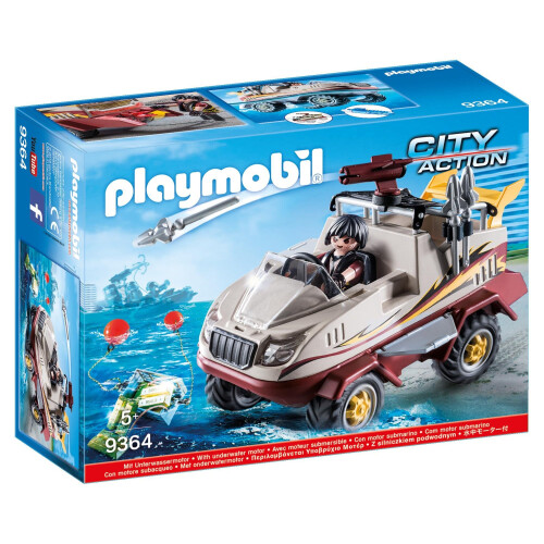 PLAYMOBIL Playmobil Amfibische Truck, Multicolor