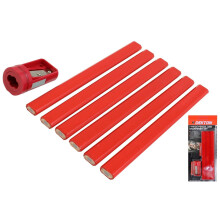 DEKTON 7 PIECE PENCIL AND SHARPENER SET, DT40990