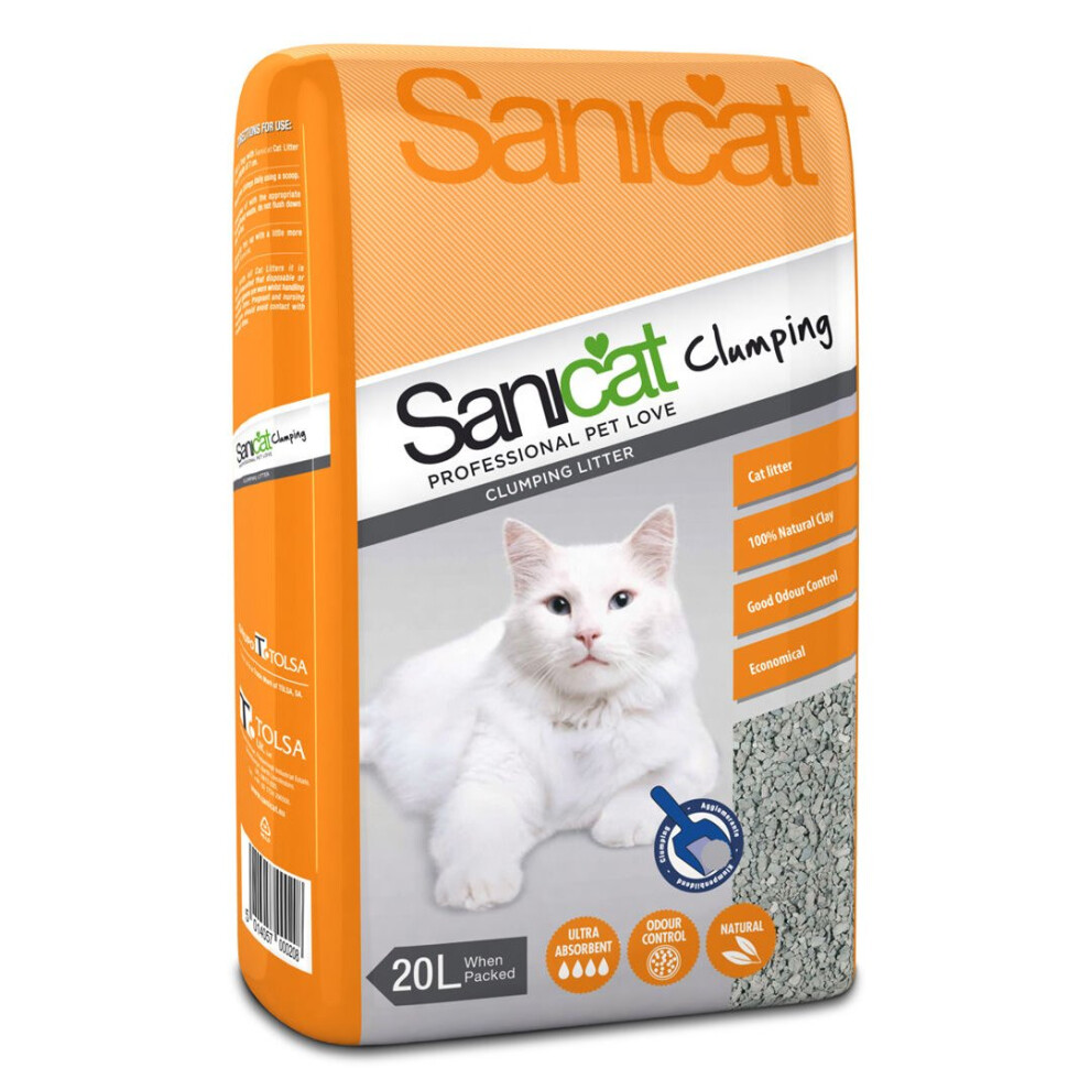 Tolsa Sanicat Clumping Litter 20Ltr