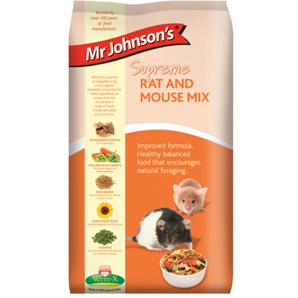 Mr Johnson's Supreme Rat & Mouse Mix 900g (Pack Of 6)