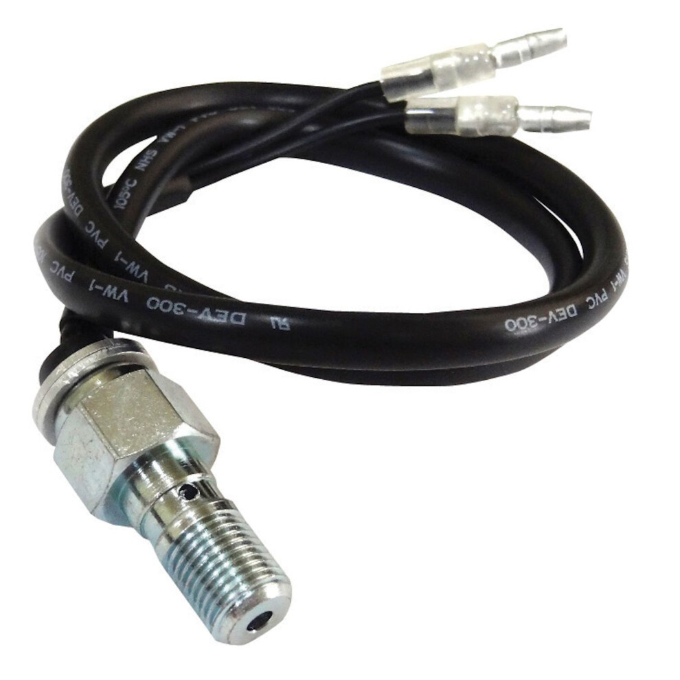 Single Banjo Pressure Brake Switch M10x1.00mm Light 5034862352996