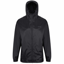 Regatta Men's Pack It III Waterproof Shell Jacket, Black, Large