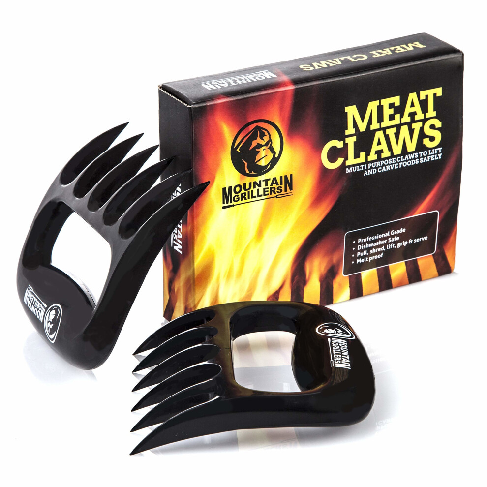 Bear Claws Meat Shredder for BBQ - Perfectly Shredded Meat, These Are The Meat Claws You Need - Best Pulled Pork Shredder Claw x 2 For Barbecue,...