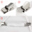TRIXES X 4 Ironing Board Cover Clips Elastic Fasteners Braces 3