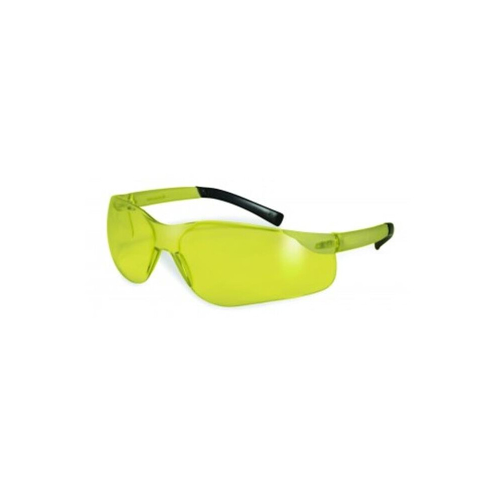 Safety Turbojet Amber Lens With Matching Temples, Set Of 12 787217605364