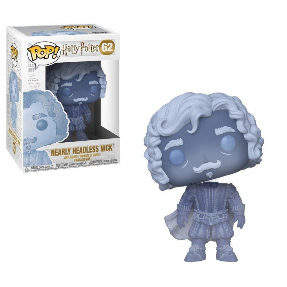 Funko Pop Harry Potter-Nearly Headless Nick (Blue Translucent)