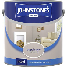 (Chapel Stone, 2.5L) Johnstone's Matt Emulsion | Matt Wall Paint